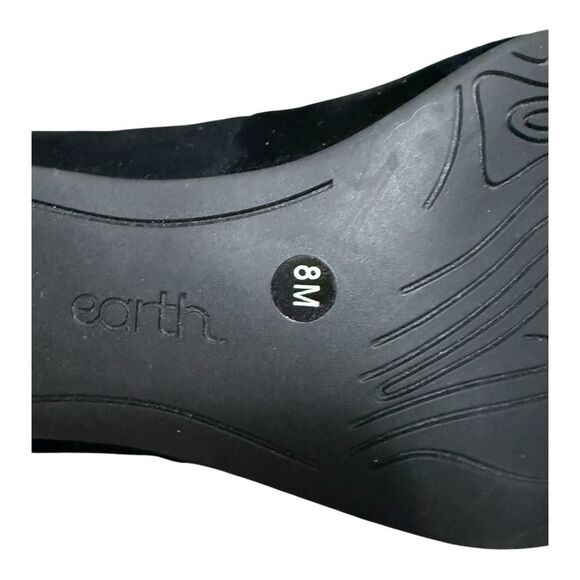 Earth Women's Rellia Black Suede Slip-on Flats Size 8 - Picture 4 of 11